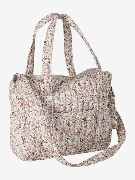 JOIOSA cotton muslin changing bag bronze+ecru+night blue+printed beige 