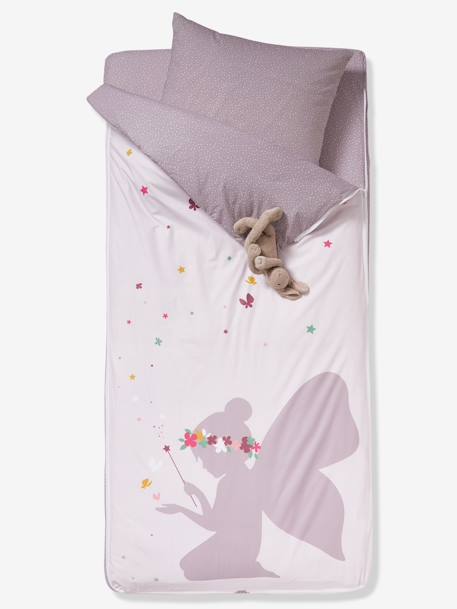 Ready-for-Bed Set with Duvet, Fairy Theme Light Pink 