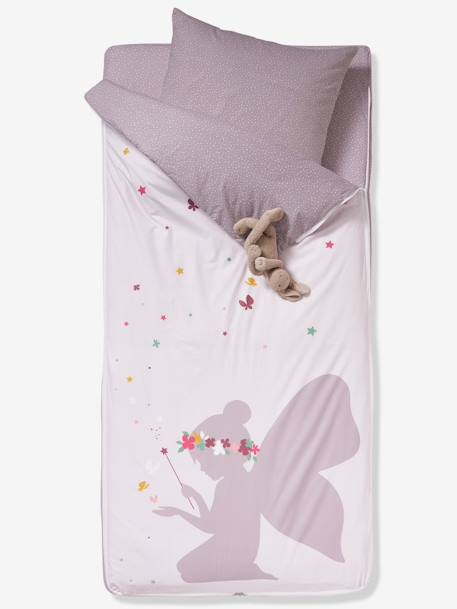 Ready-for-Bed Set without Duvet, Fairy Theme Light Pink 