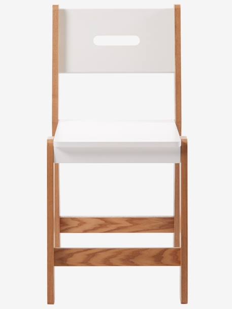 Junior Chair, Seat Height 45 cm, ARCHITEKT LINE Wood/White 