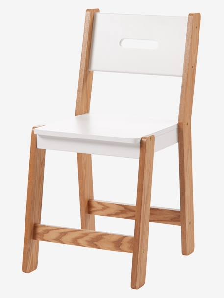 Junior Chair, Seat Height 45 cm, ARCHITEKT LINE Wood/White 