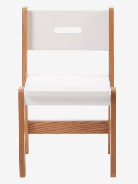 Junior Chair, Seat Height 45 cm, ARCHITEKT LINE Wood/White 