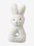 Soft RABBIT Rattle grey+white 