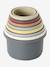 Stacking Cups in Soft Plastic multicoloured 