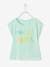 T-shirt for Girls with Stylish Message Light Green 