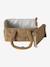 Storage basket with 2 compartments beige 