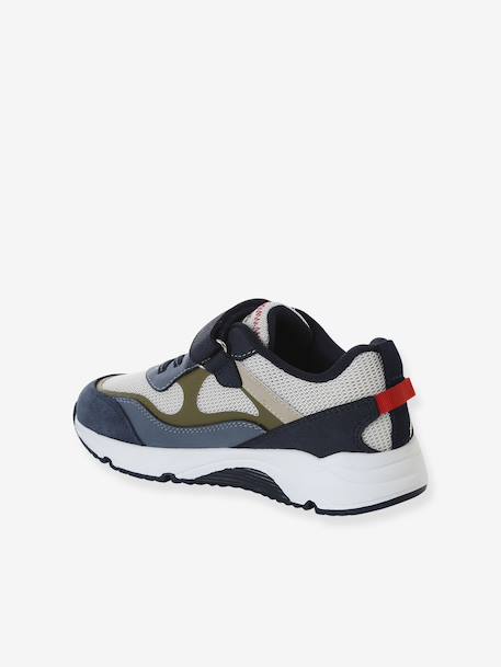 Lace-up & Hook-&-Loop Trainers for Children, Designed for Autonomy set blue 