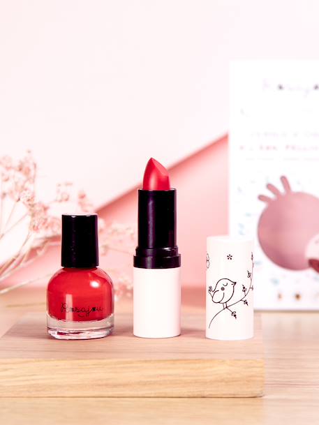 Lipstick Duo + Matching Nail Varnish, ROSAJOU red 