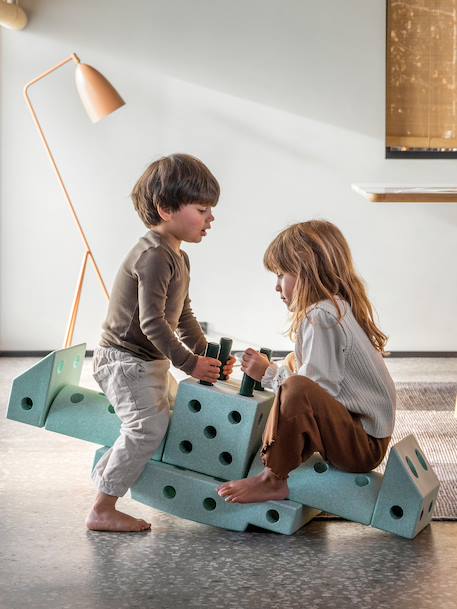 Evolutive construction game dreamer kit MODU mint green 