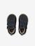 Leather Pram Boots with Touch Fasteners, for Baby Boys navy blue+taupe 