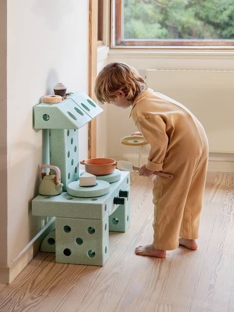 Evolutive construction game dreamer kit MODU mint green 