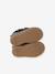 Leather Pram Boots with Touch Fasteners, for Baby Boys navy blue+taupe 