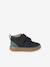 Leather Pram Boots with Touch Fasteners, for Baby Boys navy blue+taupe 