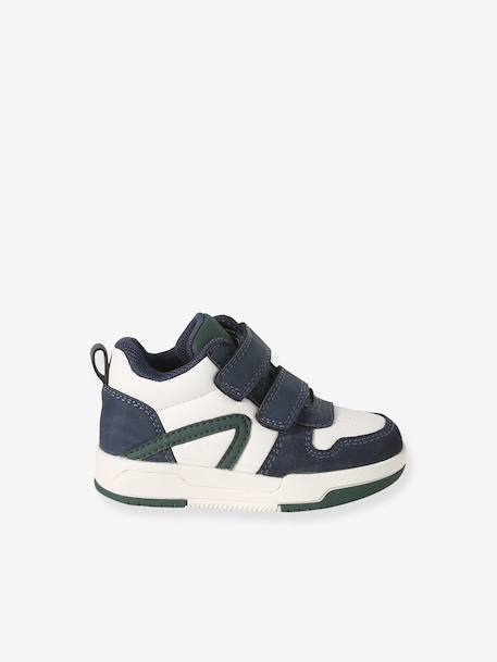 High-top trainers with hook and loop fastener for babies set blue 