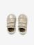 Trainers with leather velcro straps for babies gold+rosy+white 