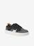 Trainers with leather velcro straps for children set grau 