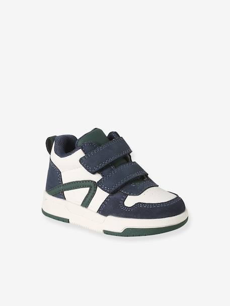 High-top trainers with hook and loop fastener for babies set blue 