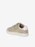 Trainers with leather velcro straps for babies gold+rosy+white 