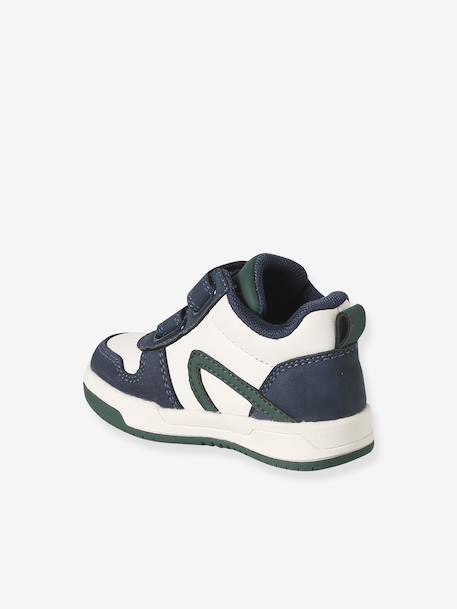 High-top trainers with hook and loop fastener for babies set blue 