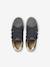 Trainers with leather velcro straps for children set grau 