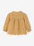 Embroidered blouse for babies ecru+ochre 