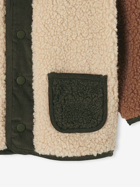 Sherpa Hooded Coat for Babies sandy beige 