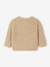 Chunky knit baby cardigan marl beige+sage green 
