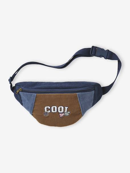 Velvet 'Cool School' boy's bum bag night blue 
