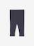 Fleece lined leggings for babies night blue+rosy+terracotta 