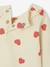 T-shirt for babies printed with little hearts old rose+vanilla 