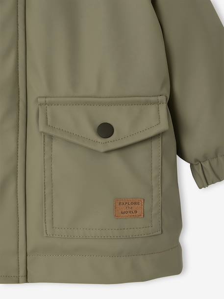 Sherpa-Lined Hooded Raincoat for Babies hazel+olive 