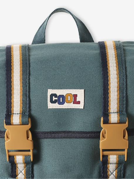 Backpack 'Cool school' for boys peacock blue 