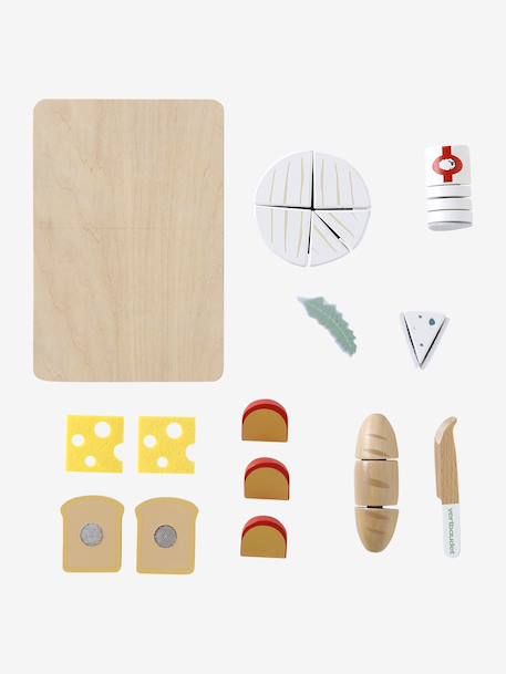 Felt and FSC® wood cheese board wood 