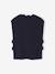 Fancy Sleeveless Jumper for Girls navy blue+olive 