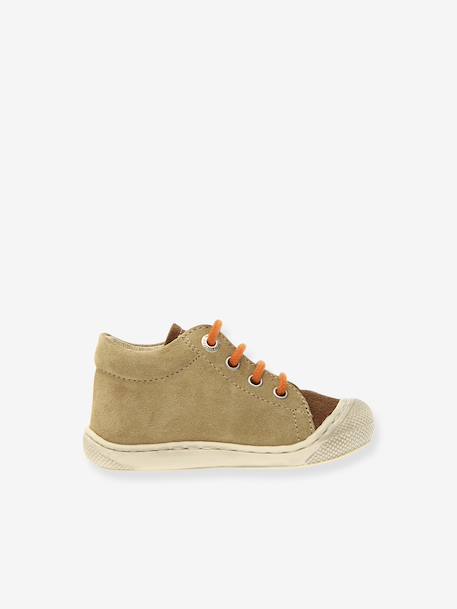 Ankle Boots for Babies, Cocoon by NATURINO® beige+olive 