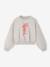 Cropped Sweatshirt with Glittery Detail for Girls marl grey 
