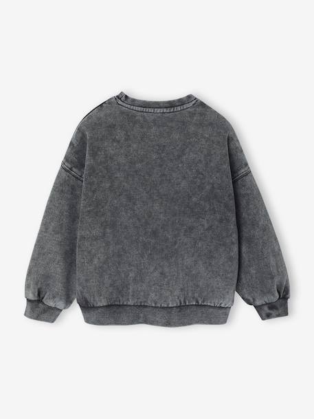 Sportswear Sweatshirt with Glittery Detail, for Girls anthracite 