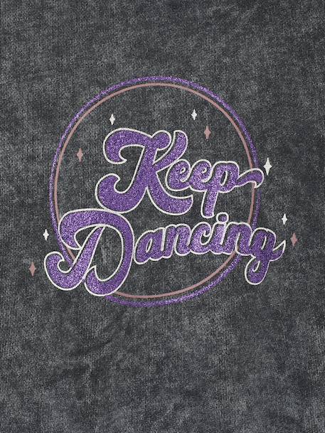Sportswear Sweatshirt with Glittery Detail, for Girls anthracite 