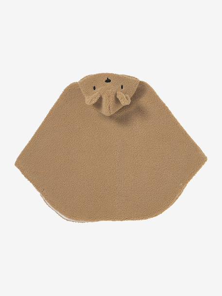 Travel Poncho Adaptable to Car Seat & Baby Carrier beige+ecru 