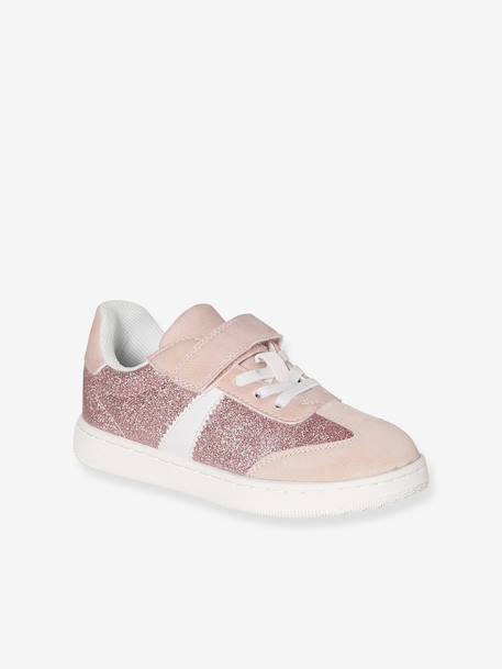 Trainers with Hook-&-Loop Fasteners & Elasticated Laces for Children, Designed for Autonomy rose+set pink 