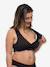 Crossover Maternity & Nursing Special Bra by CARRIWELL Black 