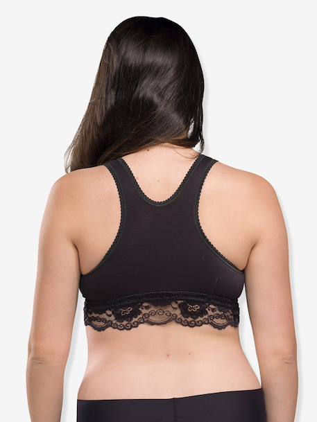 Crossover Maternity & Nursing Special Bra by CARRIWELL Black 