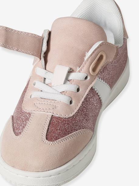 Trainers with Hook-&-Loop Fasteners & Elasticated Laces for Children, Designed for Autonomy rose+set pink 