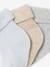 Pack of 3 pairs of plain baby socks marl grey 