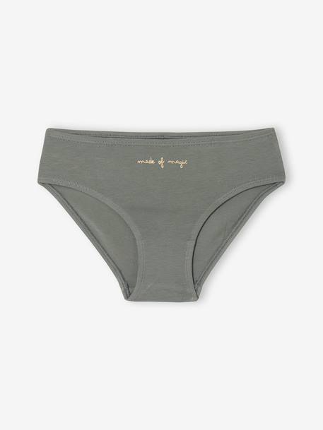 Pack of 5 Assorted Briefs for Girls rose 