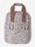 Girls' rucksack with flower print printed pink 