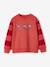Skateboard Sweatshirt for Boys red 