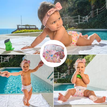 Nappy Swimsuit, FREDS SWIM ACADEMY nude pink 