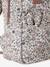 Girls' rucksack with flower print printed pink 