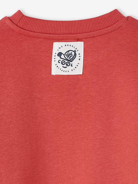 Skateboard Sweatshirt for Boys red 